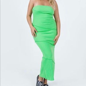 Princess Polly Oscar Midi Dress in Green
